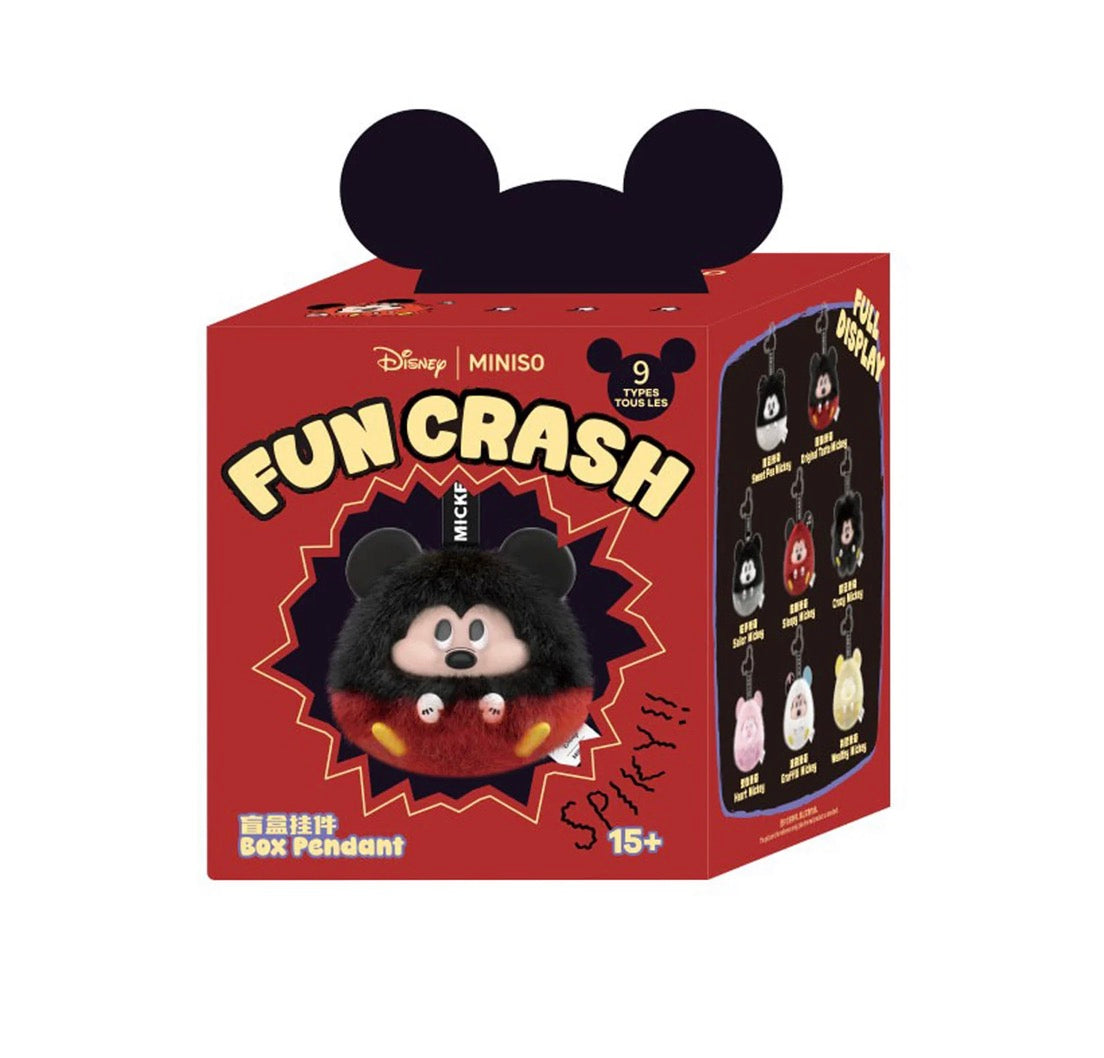 Mickey Fun Crash Plush Pendant Blind Box – Mystery Collectible